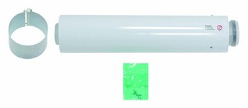 ALLONGE VENTOUSE PP/ALU BULEX 50cm 80/125  0020257019