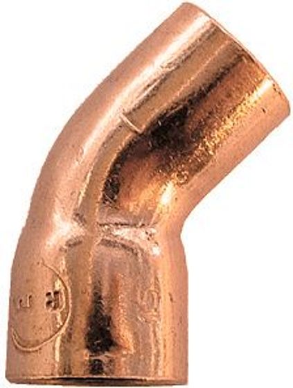COUDE CUIVRE A SOUDER MF 45° 22.