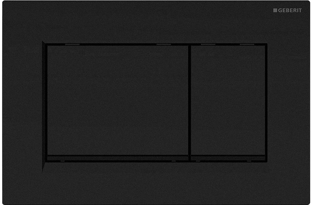 PLAQUE DE COMMANDE GEBERIT SIGMA30 NOIR MAT