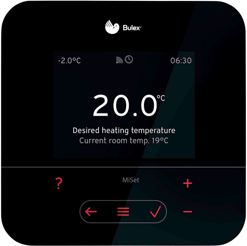 THERMOSTAT D'AMBIANCE BULEX MODULANT EBUS MISET FILAIRE 0020260997
