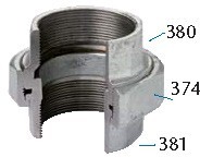 RACCORD UNION FF 3/8 GALVA
