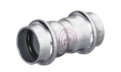 MANCHON A SERTIR V-PRESS ELECTROZINGUE 15mm