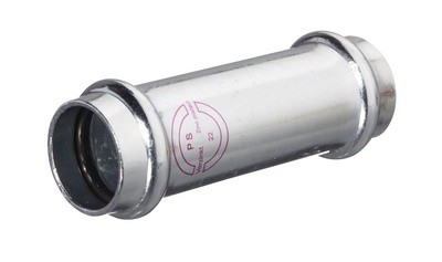 MANCHON COULISSANT A SERTIR V-PRESS ELECTROZINGUE 22mm