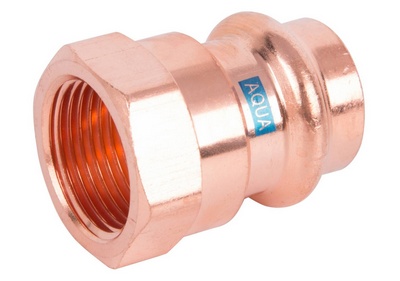 RACCORD A SERTIR V-PRESS AQUAGAS 1/2F X 18mm