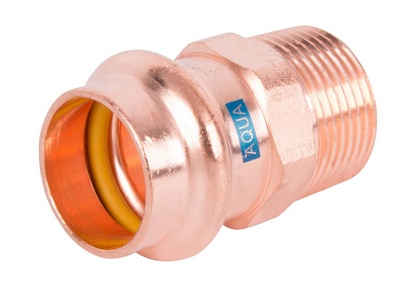 RACCORD A SERTIR V-PRESS AQUAGAS 5/4M X 35mm