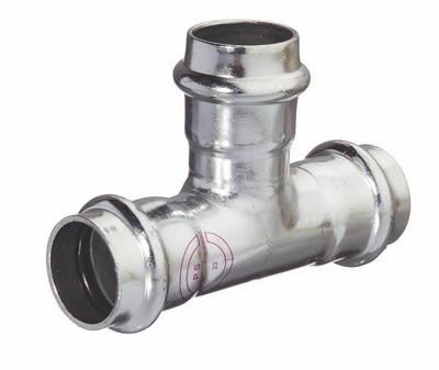 TE A SERTIR V-PRESS ELECTROZINGUE 28mm X 15mm X 28mm