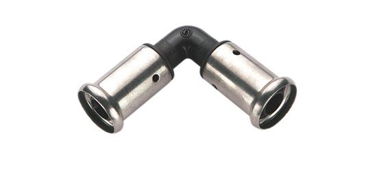 COUDE ALPEX A SERTIR HENCO PVDF 40mm X 40mm