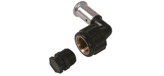 COUDE ALPEX A SERTIR HENCO PVDF 3/4F X 26mm