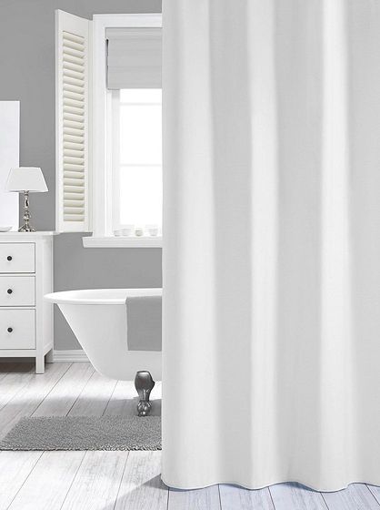 RIDEAU DOUCHE 180*200 BLANC