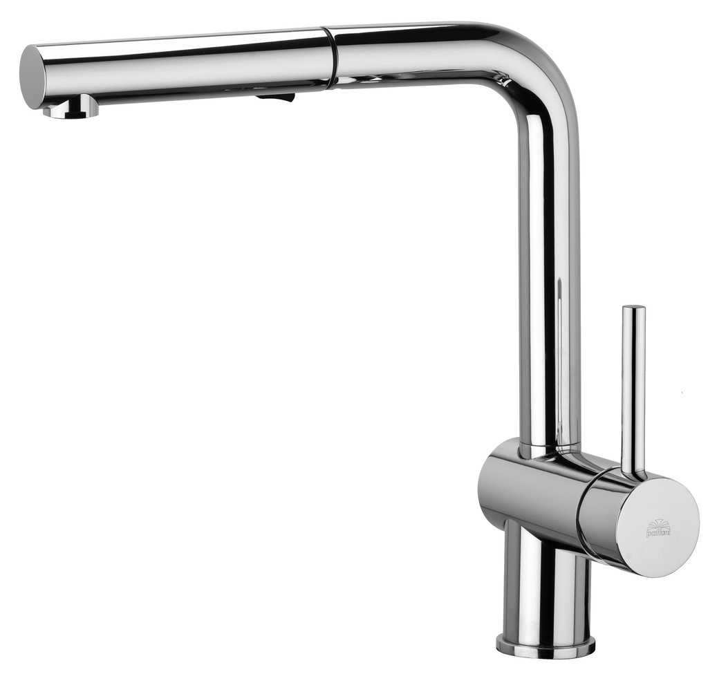 MITIGEUR EVIER PAFFONI LIGTH AVEC DOUCHETTE 2 JETS CHROME