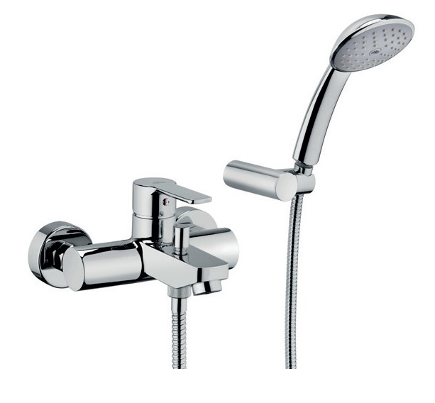 MITIGEUR BAIN DOUCHE COMPLET PAFFONI RED CHROME
