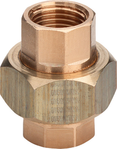 RACCORD UNION FF 1/2 LAITON VIEGA