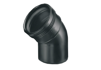 COUDE A JOINT PP WAVIN MF 45° 90mm