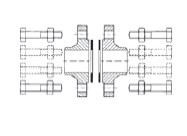 JEU DE BRIDE A SOUDER WILO PN10/16 DN65