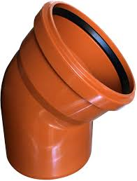 COUDE PVC 15° MF 110MM JOINT LIBRE ROUGE P320