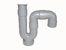 SIPHON A COLLER 40MM GRIS