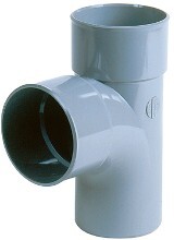 TE PVC A COLLER 87°30 MF 80MM