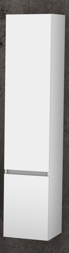 [PS014T35RK20] COLONNE SQUARE DROITE 2 PORTES HAUTEUR 168cm X 35cm BLANC K20