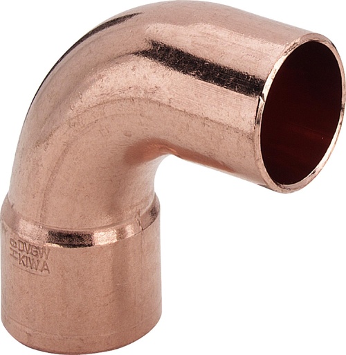 [115CU] COURBE CU A SOUDER MF 90° 15.