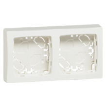 [860-92] LEGRAND PLAQUE DOUBLE APPARENT 860-92