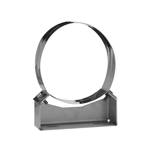 [X029100] BRIDE MURALE NORMALE INOX DOUBLE PAROI 100mm