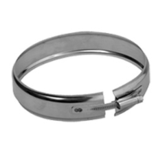 [FU20100DET] BRIDE DE SECURITE INOX SIMPLE PAROI 100