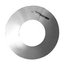 [FU41080DET] ROSACE INOX SIMPLE PAROI 80