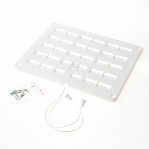 [1701BNICOLL] GRILLE A FERMETURE 200X250MM BLANC