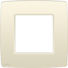 [100-761] PLAQUE NIKO CREME SIMPLE 100-761